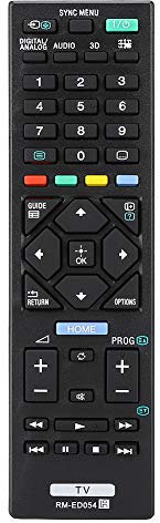 Elprico Mando a Distancia de TV para Sony, Mando a Distancia de TV Inteligente Reemplazo del Controlador de Televisión para Sony RM-ED054 Smart TV