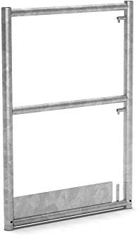 Stahl-Stirnseiten-Geländerrahmen SL 1,00 m x 0,74 m original Altrad plettac SL70 ✓ made in Germany ✓ Baugerüst Gerüst …