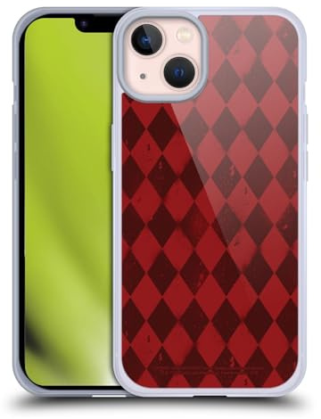 Head Case Designs Offizielle Batman Arkham Knight Harley Quinn Muster Grafiken Gel Handyhülle Hülle [Militärischer Schutzgrad] Kompatibel mit Apple iPhone 13