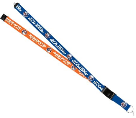 Rico Industries NHL Hockey New York Islanders Team Colors 45,7 x 2,5 cm Premium Unisex-Erwachsene Sicherheitsband
