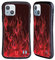 Head Case Designs Rosso Furioso Fiamme Hot Rod Custodia Cover Ibrida Compatibile con Apple iPhone 14