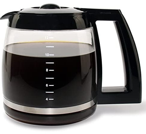12-Cup Replacement Glass Carafe for Cuisinart Coffee Maker Models CHW-12, CHW-12P1, DCC-1100BK, DCC-1200, DCC-2650, DGB-550BK, DGB-550BK1 DGB-625BC, DGB-700BC, and SS-12 Part# DCC-1200PRC