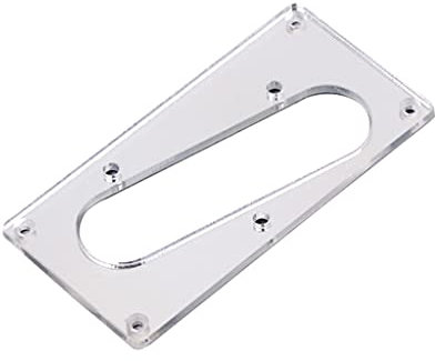 Accessories Conversion pickup mounting ring guitar-humbucker to telecaster bridge arcylic mirror durable (Color : Silver)