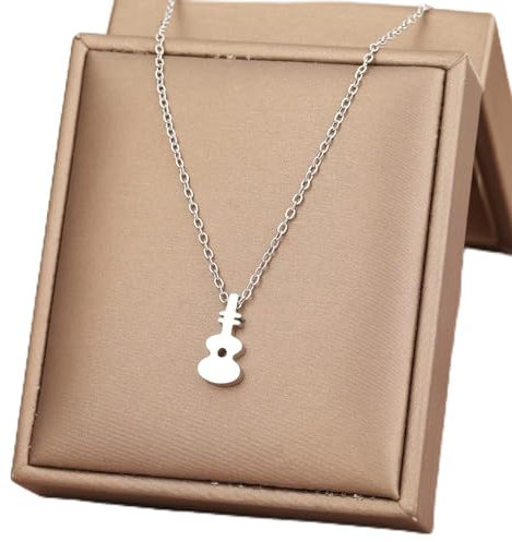 Anhänger Halsketten Musiker Geige Design Anhänger Ketten Choker Mode Halskette für Frauen Schmuck Hochzeitsfeier Geschenke Schmuck Party Geschenke