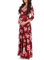 Générique Robe Plage Femme - Imprimer Femme Multifonction Robe de maternité Enceinte Ceinture réglable Habit de maternité Robe de maternité Tenue De Plage