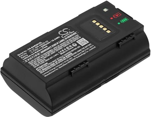 TECHTEK Battery 5200mAh compatible with [Arlo] AVD2001, Essential Smart Wired Video Doorbell replaces 308-50025-03, A-12