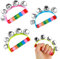 3 x Weihnachts-Hand-Glocken, Schlittenglocken, Griff, Shaker, Rasseln, Musik-Rhythmus, Percussion-Instrumente, Musikspielzeug