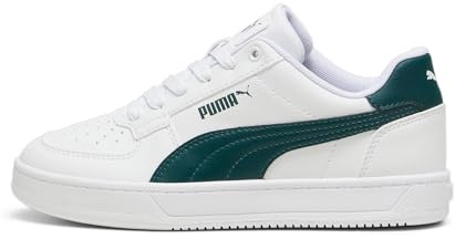 PUMA Caven 2.0 Jr Sneaker, White-Dark Myrtle, 1 UK