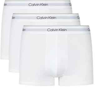 Calvin Klein, Men's, Trunk 3Pk 000NB3963A, White (White, White, White), XL