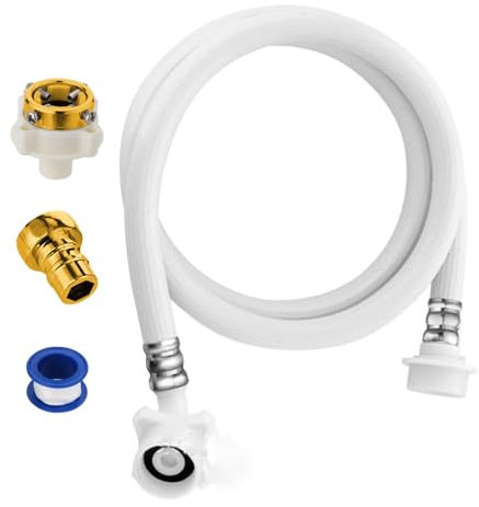 Washing Machine Connection Hose | Wash Machine Inlet Hose | Portable Washing Machine Hose, Hot and Cold Water Inlet Hose, Washing Machine Water Inlet Hose for Home