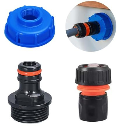 Okaywork adattatore per il riempimento dell'acqua tappo serbatoio acqua, accessori per il collegamento dell'acqua del camper, adattatore per il riempimento dell'acqua,attrezzatura per lo del camper