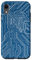 Carcasa para iPhone XR Placa base Microchip Circuit IT Ordenador Fondo Azul
