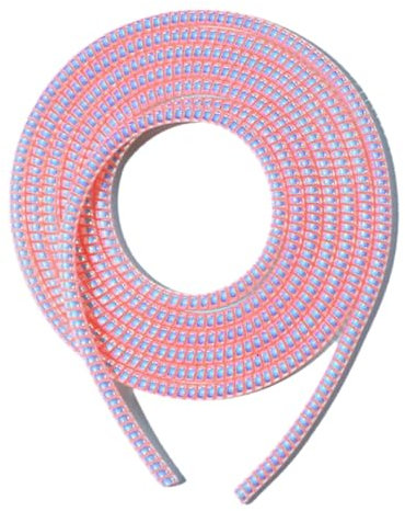 BARALARIQIU Spiral Cable Protector, Chargers Cable Protector Data Cable Protect Sleeve, Headphone Cable Saver for Phone Earphone USB Data Cable, Cable protector with laser powder effect(Pink)