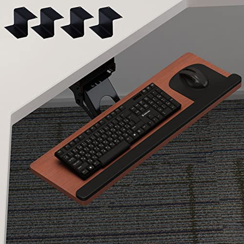 Ergonomic Keyboard Tray with Tilt Arm and Extra Wide Platform for Office and School Use Large Under Desk Drawer for Improved Comfort and Productivity
