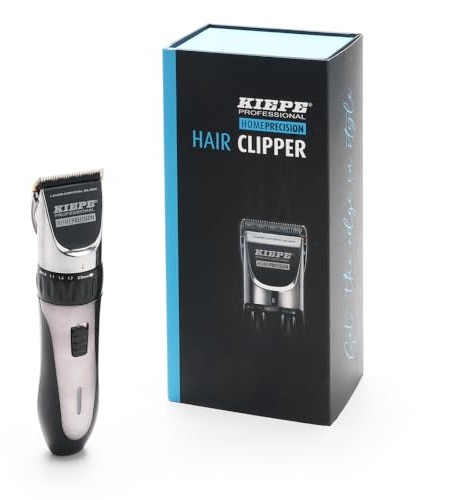 Kiepe 6210 Home Precision Tagliacapelli – Clipper ricaricabile e impermeabile con lame in acciaio inox, pettini guida e batteria potente per risultati di taglio precisi
