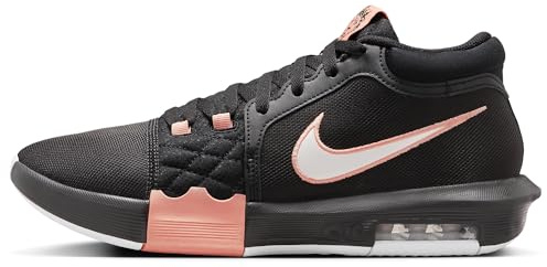 Nike Lebron Witness VIII Herren Basketballschuhe Farbe: Schwarz/Apricot/Weiß (001); Größe: EUR 44.5 | US 10.5 | UK 9.5