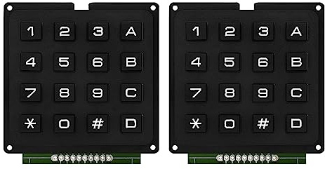 Matrixes Array 16-Tasten-Tastaturmodul, 16-Tasten-MCU-Membrantaste, Keypad, elektrisch