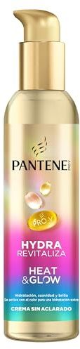 Pantene Pro-V Hydra Heat & Glow Protector Térmico para el Pelo, 135ml | Protege contra la Humedad, el Encrespamiento y el Calor, Suavidad y Brillo, Sin Apelmazar