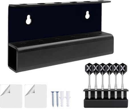 GSCRE Pack de 2 Soporte de Pared para Dardos, Estante Organizador