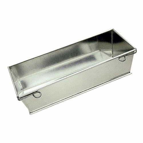 Gobel - Moule à pâté en croûte ou cake ouvrant fer blanc - 27x10cm