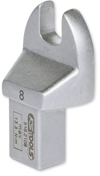 KS Tools 516.2108 9x12mm Einsteck-Maulschlüssel, 8mm, Seidenmatt Verchromt