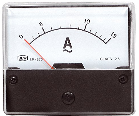 Zisaline Einbaumessinstrument 0-15A AC