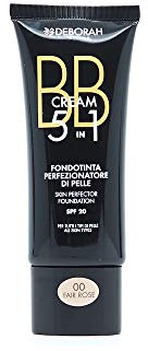 Deborah BB Cream Nr. 00 Fair Rosen SPF20, feuchtigkeitsspendend und pflegt, korrigiert Unreinheiten und gleicht das Verkleidungsstück, schützt vor Verschmutzung und UV-Strahlen