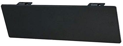 XCarLink Abdeckblende für 1DIN Radio/Navi-Schacht mit Schnappverschluss, Farbe: schwarz