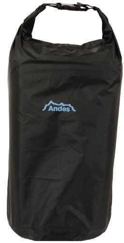 Andes Black Waterproof Kayak Dry Bag Sack Canoeing Camping Sailing Fishing 28L