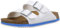 BirkenstockArizona Birko-Flor - Ciabatte unisex adulto, Bianco (Blanc (white Ls White/blue)), 37