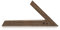 Cangshan 1021387 Triangle Walnut Wood Knife Block, One Slot