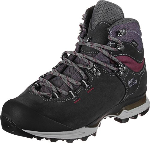 Hanwag Tatra Light Bunion GTX Women Größe UK 4,5 Asphalt/Dark Garnet