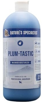 Nature's Specialties Plum-Tastic Conditioner für Hunde - Feuchtigkeitsspendende Pflegespülung - Kräftigt & Revitalisiert das Fell - Antistatische Conditioner mit Acai-Beere, 946ml