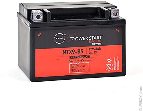 NX - Batterie Moto NTX9-BS / YTX9-BS 12V 8Ah