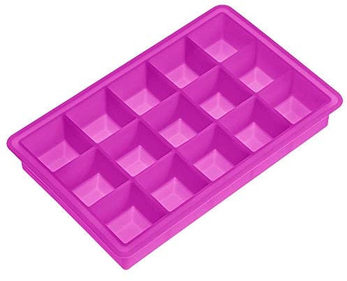 Lurch 10429 Eisbereiter aus BPA-freiem Platin Silikon für 15 Eiswürfel in der Größe 3 cm