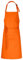 DESERMO Premium Latzschürze 100x80cm (LXB) - Verstellbare Küchenschürze für Frau & Mann – Kochschürze aus Baumwollmischung - Schürze mit großer Farbauswahl - 220g/m²(Orange)