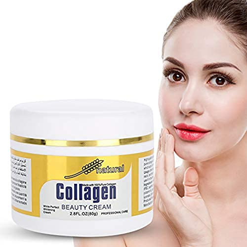 Crema di collagene per il viso, crema per il viso anti-invecchiamento idratante giorno e notte al collagene antirughe crema per il collo con acido ialuronico e aloe 80 g/2,8 oz