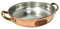 Copper Garden Kupfer Schmorpfanne 16 cm mit Griffen I Kupferpfanne lebensmittelecht verzinnt: Ideale Wärmeleitung/-verteilung I Kupfer Pfanne hoch & stabil zum Braten, Überbacken, Servieren etc.