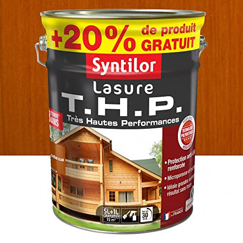 Lasure SYNTILOR Thp +20% 8 ans chêne clair satiné 6 l