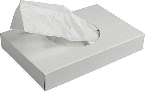 30 Medi-Inn Hygienebeutel HDPE 25 cm x 8 cm x 6 cm weiss im Spenderkarton