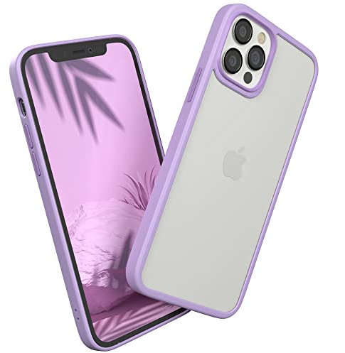 EAZY CASE Ultra Schutz Outdoor Hülle kompatibel mit iPhone 12/12 Pro, hochwertige Schutzhülle mit Ultra Aufprallschutz, Stoßfest und Kratzfest, dünne Handyhülle mit Kameraschutz, Lila