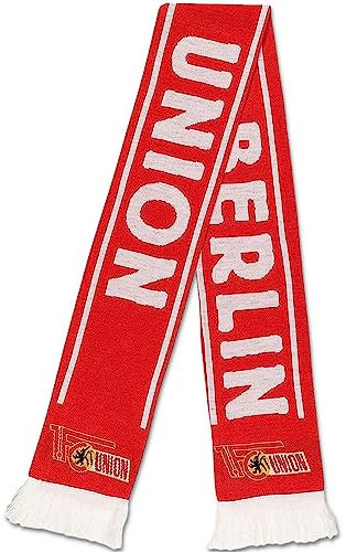 1. FC Union Berlin Schal EISERN UNION - klassischer Eisern Union Fanartikel - Union Berlin Vereinsschal - Rot und Weiß