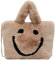 AOOPOO Frauen Winter Kunstpelz Umhängetasche Sweatshirt Handtasche Kettenriemen Umhängetasche, kaki