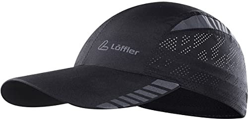 Löffler Sports Cap, Black, ONE Size