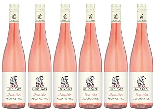 Hans Baer - Pinot Noir désalcoolisé - Vin rosé sans alcool (6 x 0,75 L)