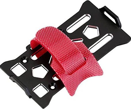 INJORA Battery Holder Tray Set with Straps-CNC Aluminum for 1/24 RC Crawler Axial SCX24 C10 Deadbolt JLU Upgrade Parts