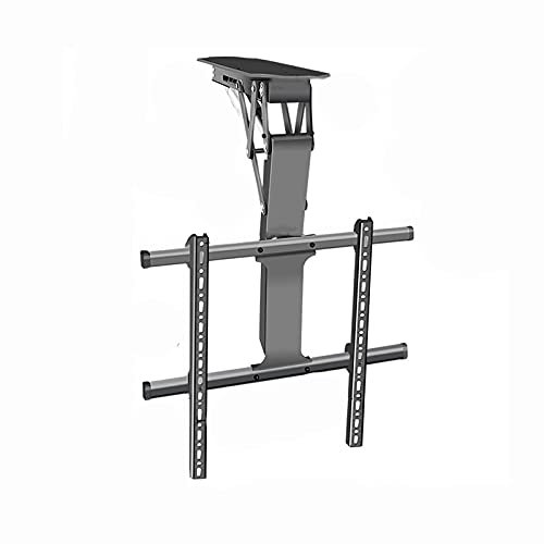 TV-Halterung Universal-Decken-TV-Halterung 32-70 Intelligente elektrische Aufhängung Zylinderarm schwenkt neigbar mit max. VESA 600 x 400 mm, hält bis zu 88 lbs TV-Regal