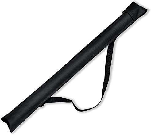 yuntop 1 Stück Schwarze Farbe Pool Stick Tragetasche Tasche Snooker Billard Stick Rod Lagerung Tragetasche für den Schutz der 1/2 Billard Stick