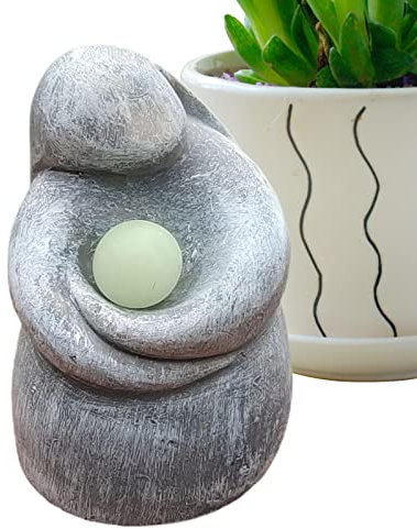 PURBLE Mondgöttin Ornamente | Dekorativer Stil Mutter Erde Kunst Statue Statue | Dekofigur Garten abstrakt natürlich gut für den Muttertag im Garten