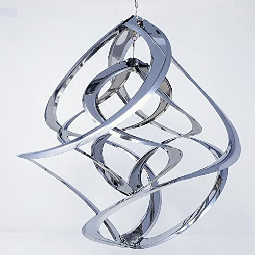 THOKUTOYS Hurrikan M - Edelstahl Windspiel, Ø: ca. 35 cm - Das Original aus der Ideenwerkstatt